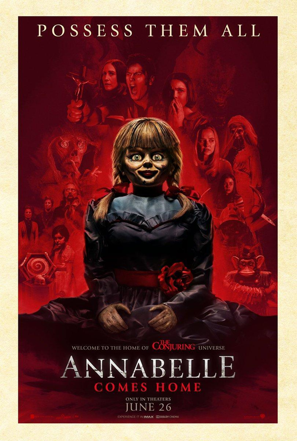 poster oficial de la película annabelle 3 vuelve a casa