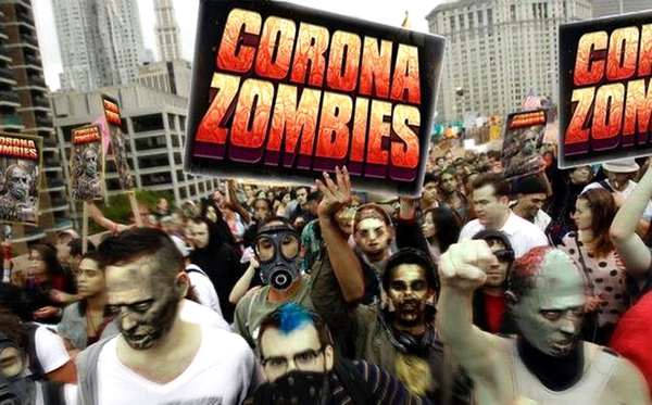 imagen de la película del coronavirus, corona zombies