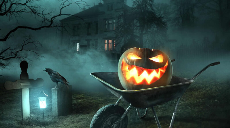 foto de una calabaza calavera para ver películas de terror y miedo en halloween en plataformas